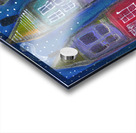 Night Row Homes Acrylic print