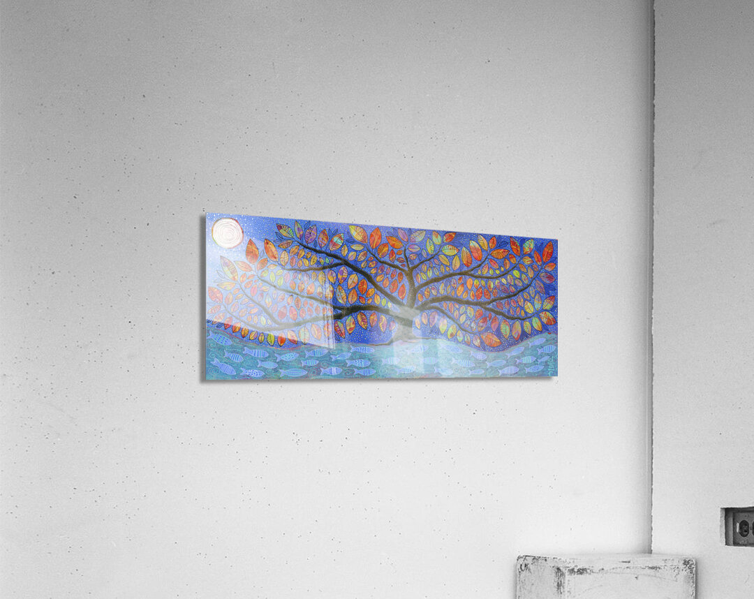 Sighing to the Stars Acrylic Print