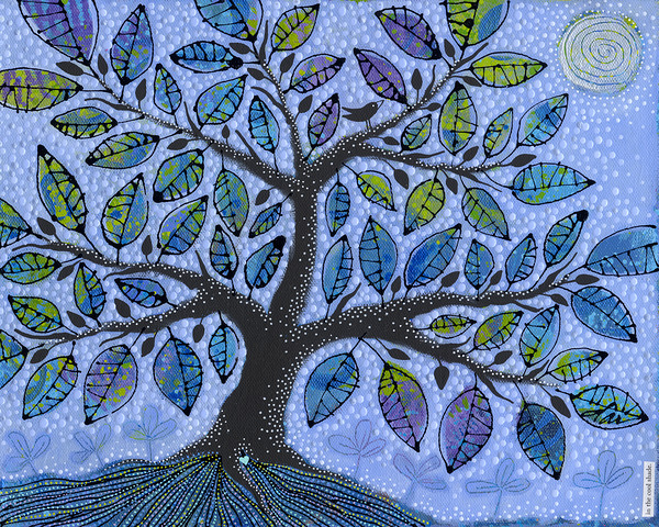 In The Cool Shade Print