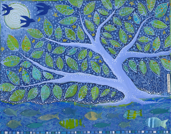 A Starlit Spring Evening Print