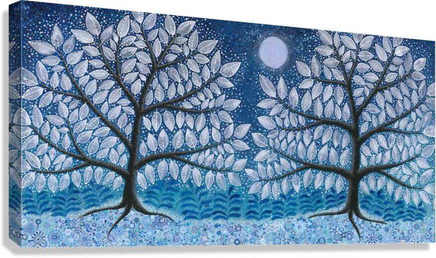 Sleeping in the Forest Canvas Print