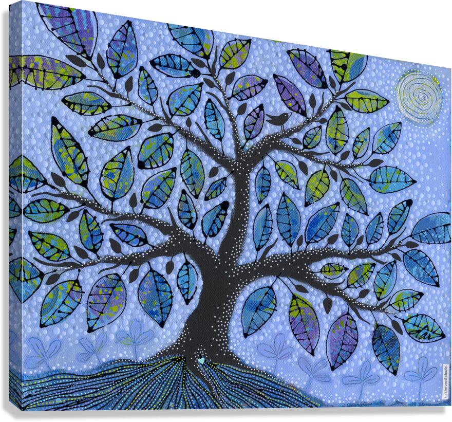 In The Cool Shade Canvas Print