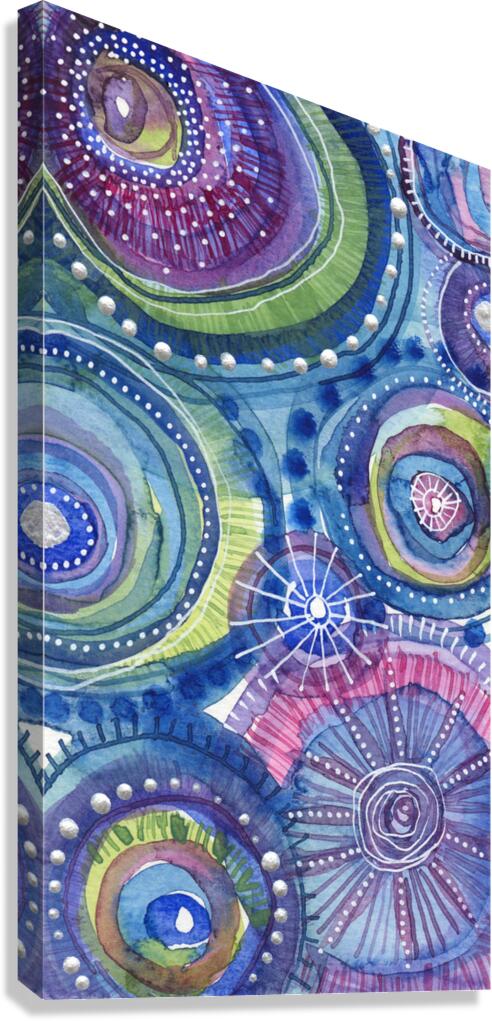 Indigo Tide Pool Canvas Print