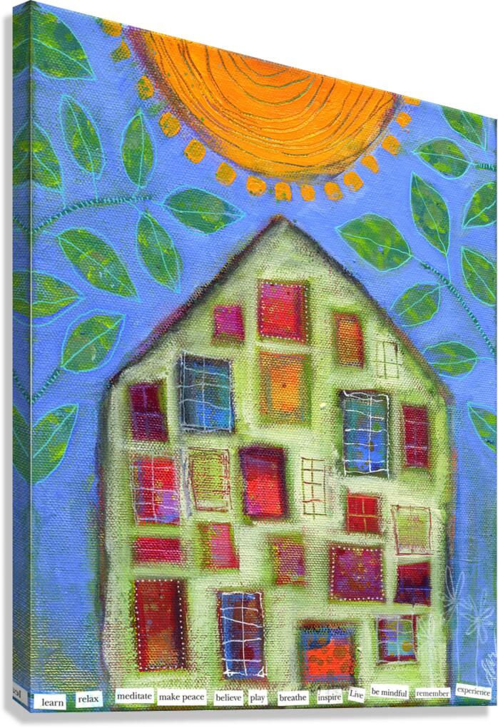 A Good Day House Canvas Print
