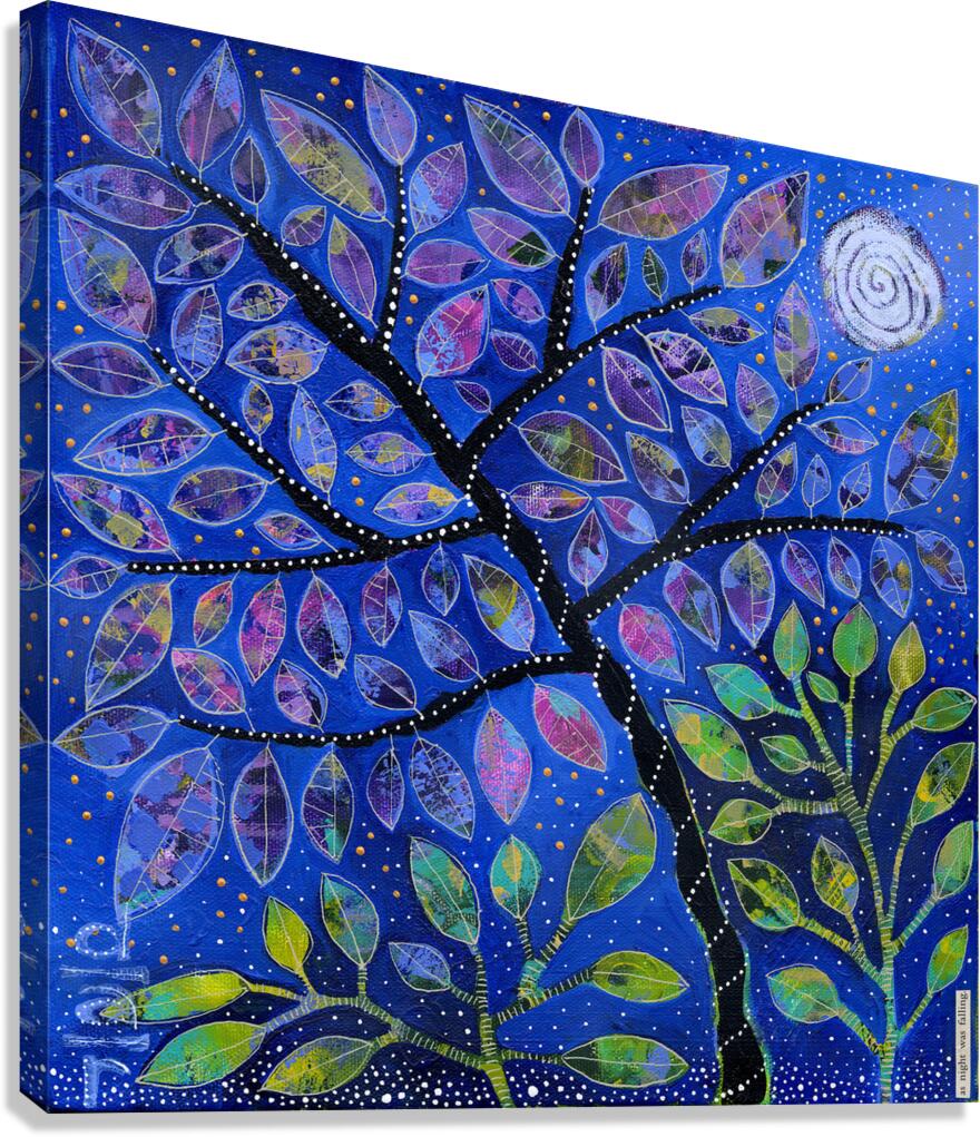 As Night Was Falling Canvas Print