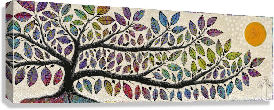 The Sky Became the Sun Canvas Print