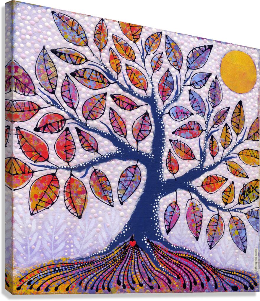 Light Up The World Canvas Print