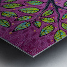 The Silence Metal print