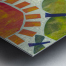 With Joined Hearts Metal print