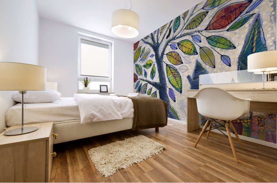 The Wind and the Wood Mural print