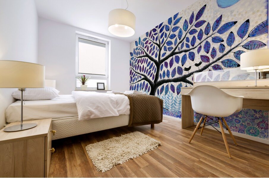 A Planet Full of Peace Mural print