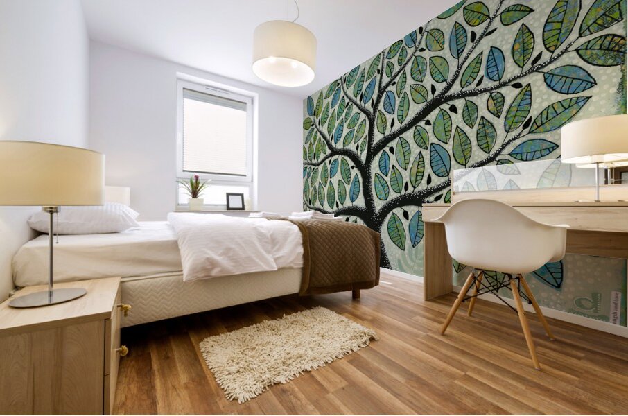 Strength And Love Mural print