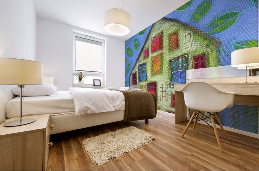 A Good Day House Mural print