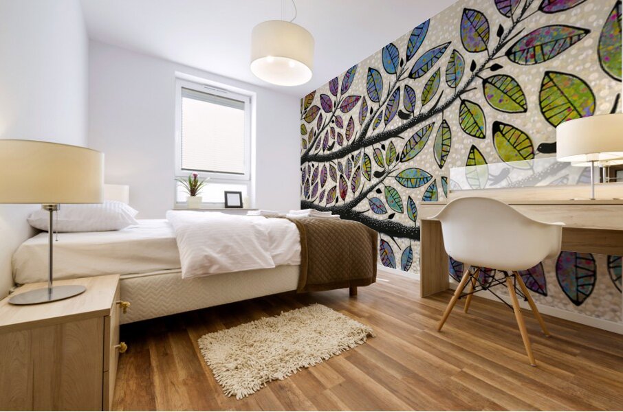 The Sky Became the Sun Mural print