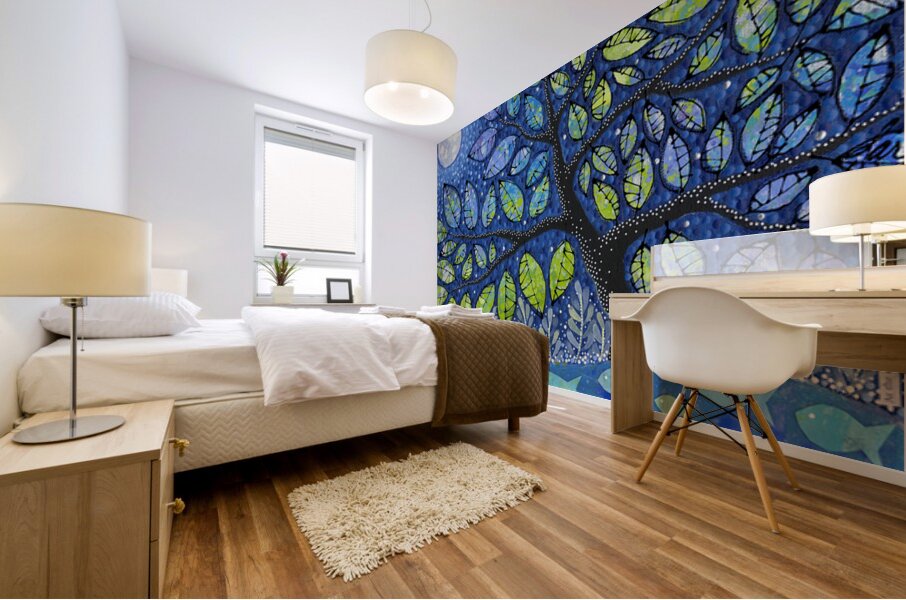 At The Edge of the Light Mural print