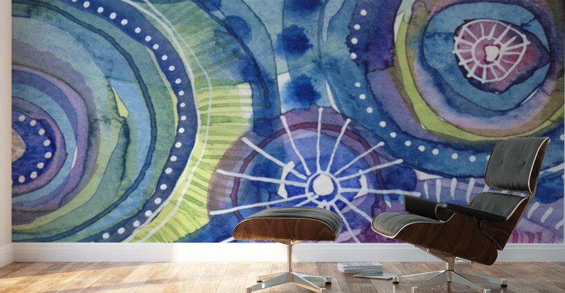 Indigo Tide Pool Wall Murals