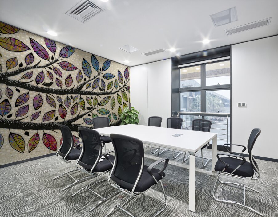 The Sky Became the Sun Wall Printing