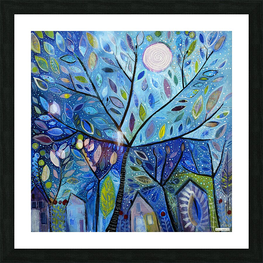 When Night Fell  Picture Frame print