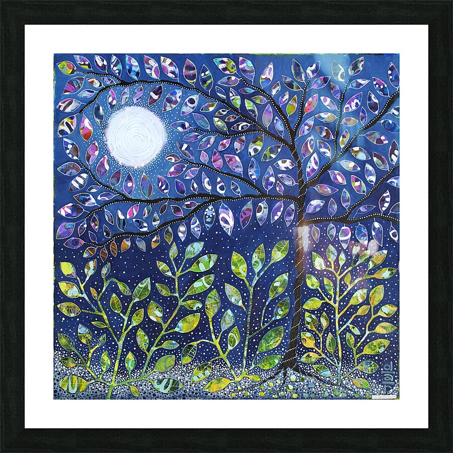 In The Light Of Her Discovery Picture Frame print