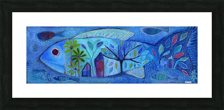 Houses In Dreams Picture Frame print