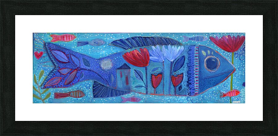 Secrets of a Heart Picture Frame print