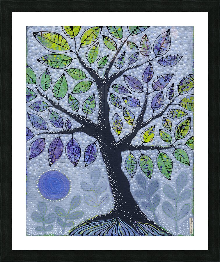 Alive and Happy Picture Frame print