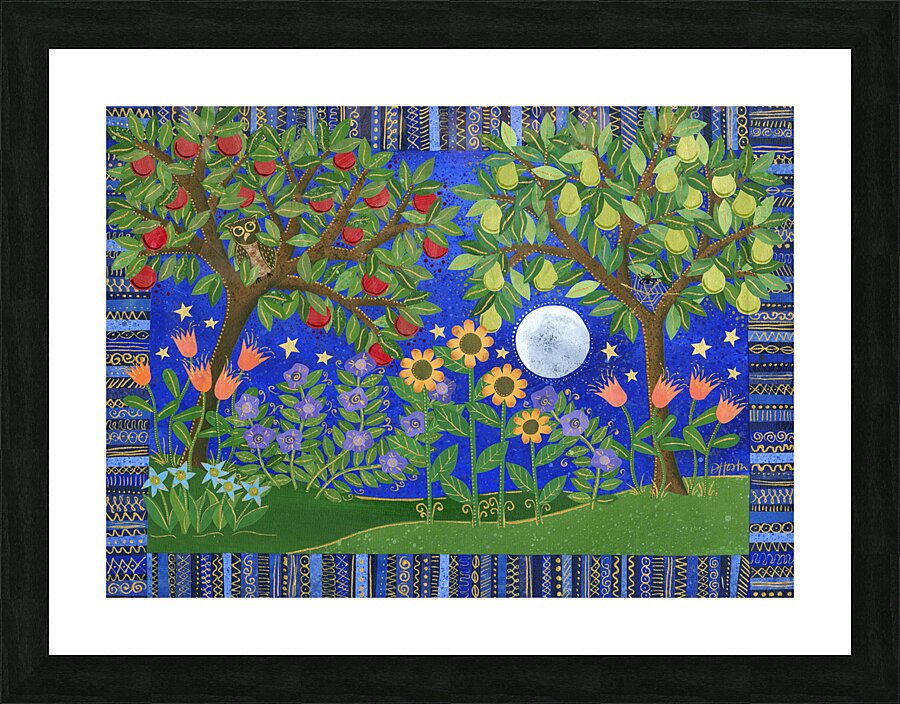 Garden View Picture Frame print