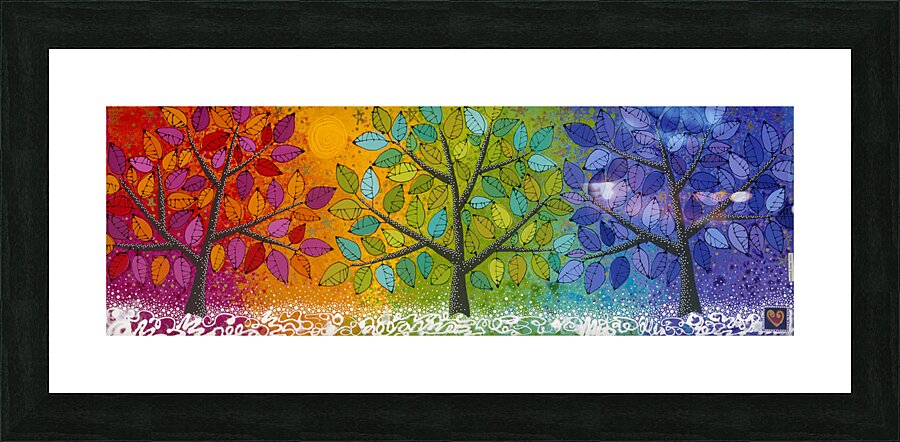 Learned From Trees Picture Frame print