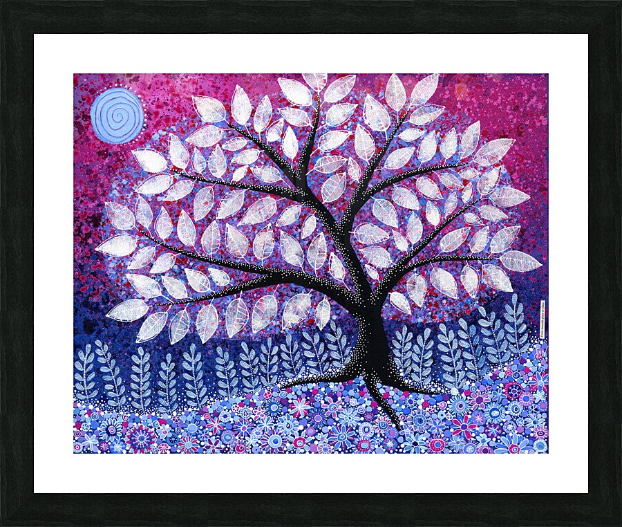 From Moonlit Place to Place Picture Frame print