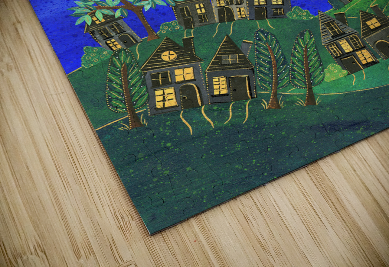 Nighttime Neighborhood Dar James Puzzle