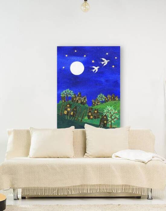 Nighttime Neighborhood by Dar James