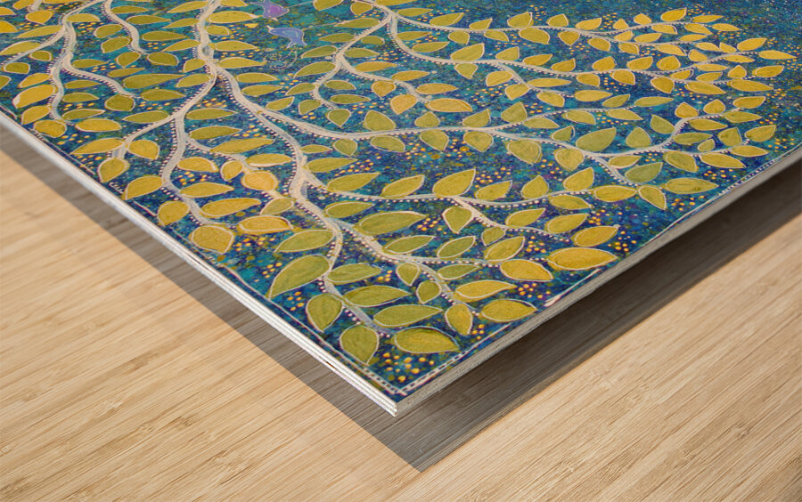 I Like Everything Wood print