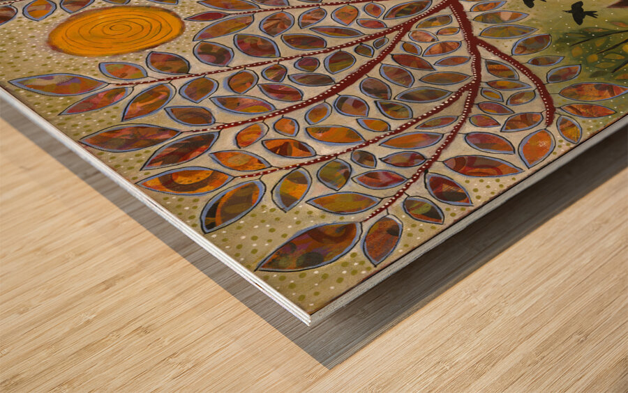 When the Sun Shines Wood print