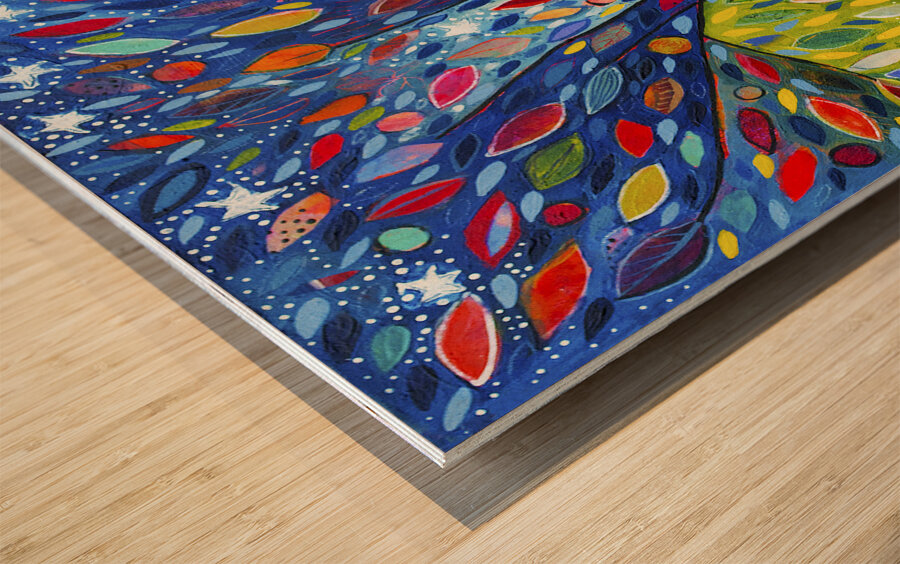 In The Branches of The Trees Wood print