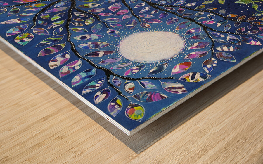 In The Light Of Her Discovery Wood print