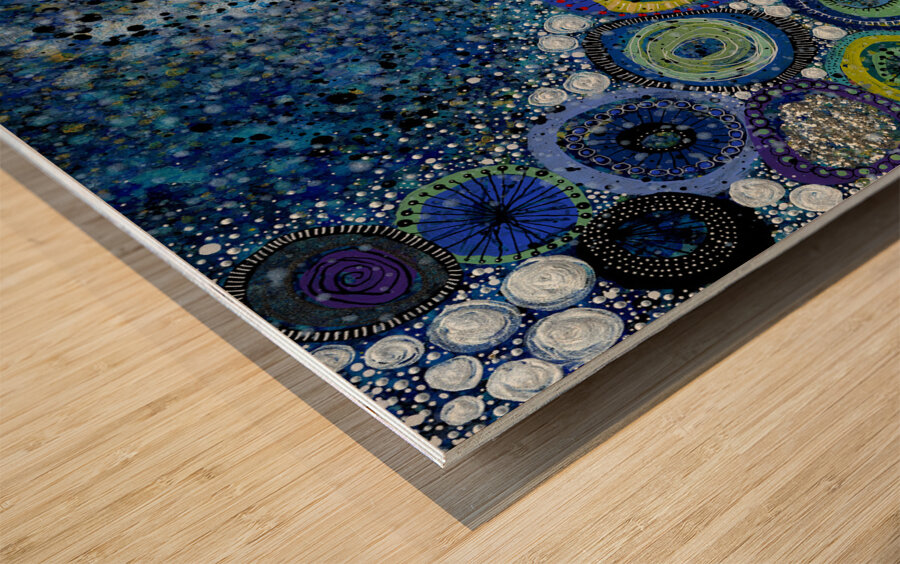 Sleepless Nights Wood print