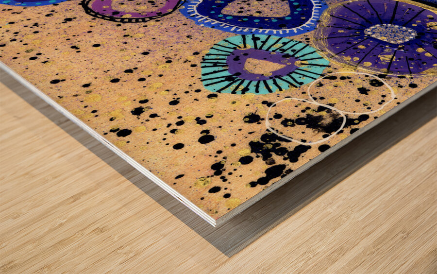 Night Tide Wood print