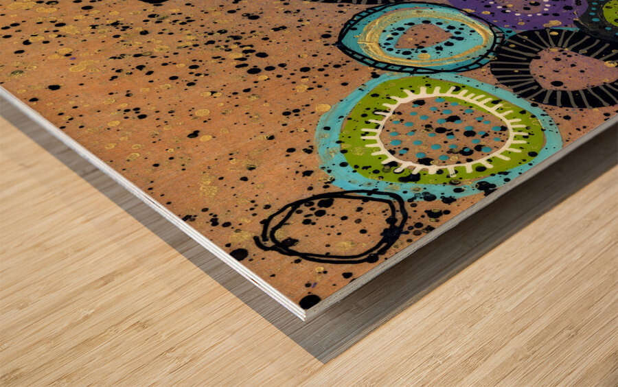 Rainy Tide Wood print