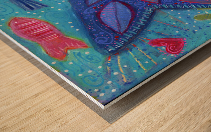 Secrets of a Heart Wood print