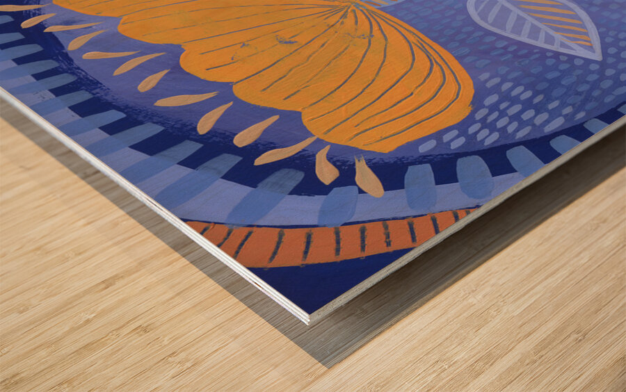 Botanic 24-6 Wood print