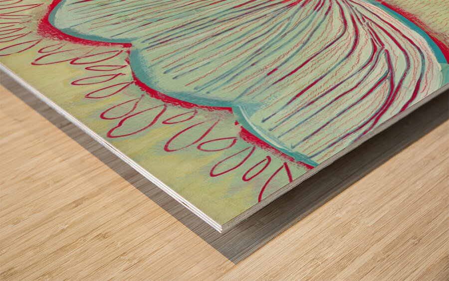 Botanic 24-17 Wood print