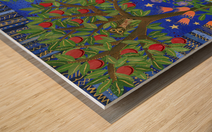 Garden View Wood print