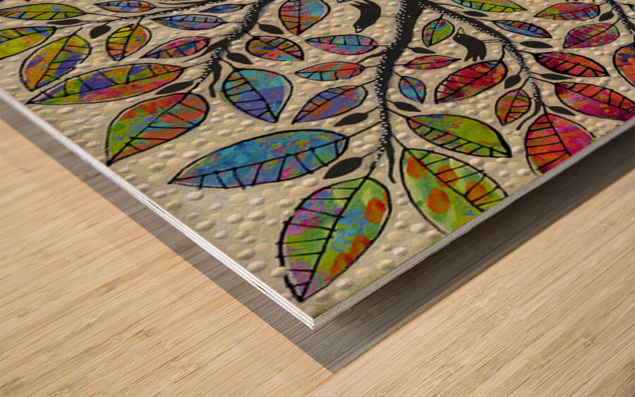 United By Love Wood print