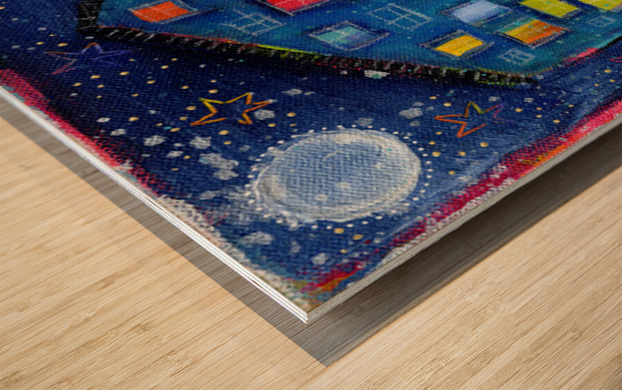 Small Moments Wood print